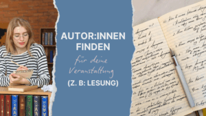 Blogbeitrag für den Blog Autor sucht Couch mit dem Titel: Autor:innen finden für deine Veranstaltung (z. B: Lesung)