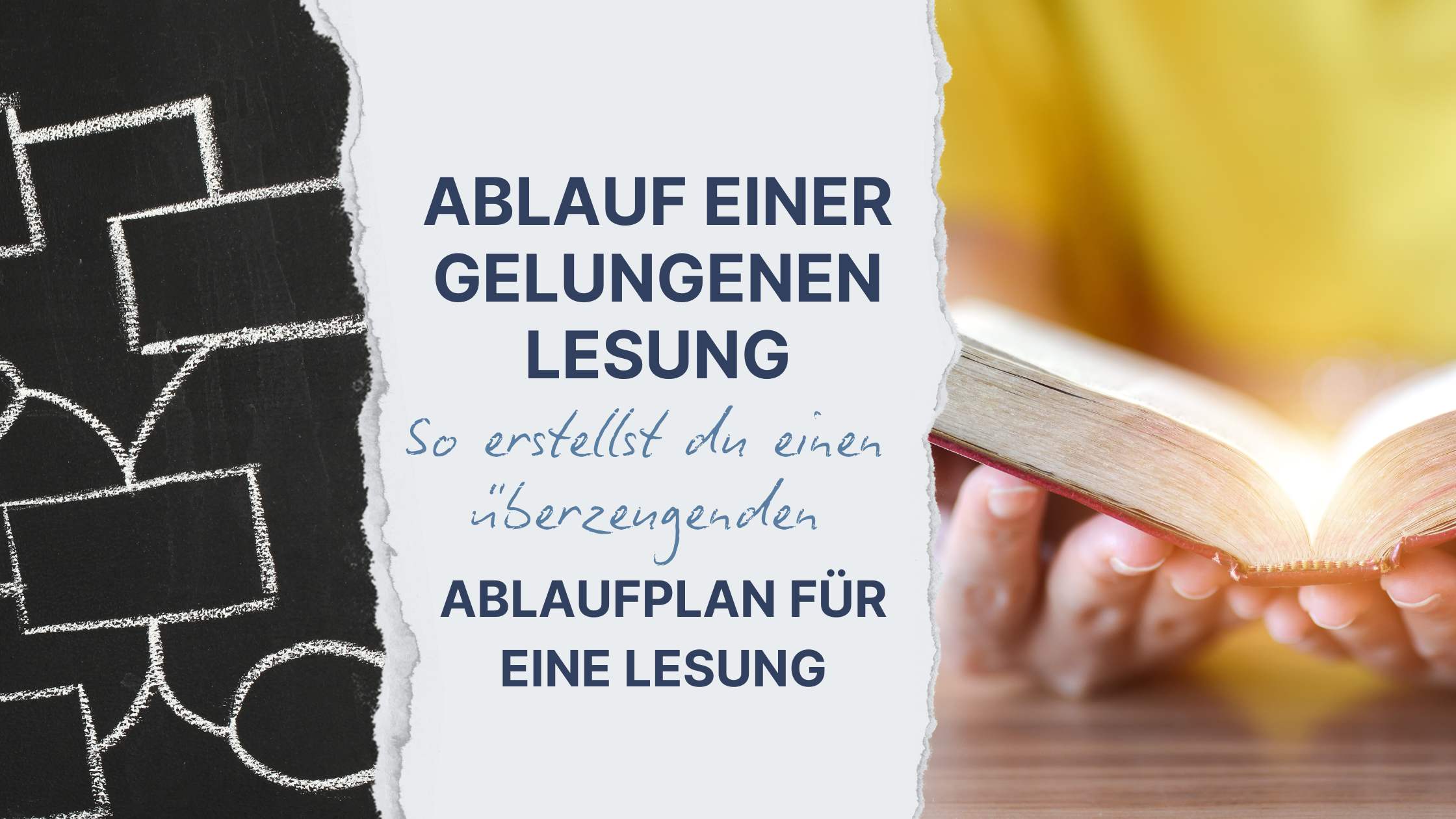Beitragsbild für den Blogartikel auf Autor sucht Couch mit dem Titel: Ablauf einer gelungenen Lesung: So erstellst du einen überzeugenden Ablaufplan für eine Lesung